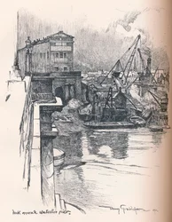 Dock overfor Waterloo Pier, c1902
