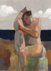 En ettertenksom strandfigur