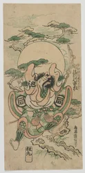 The Actor Sanogawa Ichimatsu I as Ike no Shoji, Edo period, 1747 (colour woodblock print)