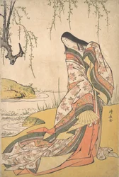 Kanjo: En hoffdame, ca. 1790.