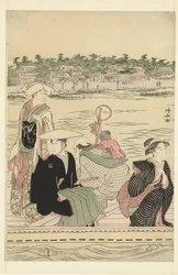 Ferge på Sumida-elven