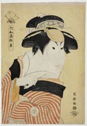 Yamatoya Tojaku (skuespilleren Iwai Hanshiro IV som Otoma, datter av Ohina fra Inamuragasaki i Kamakura) (Yondai-me Iwai Hanshiros Kamakura datter av Ohina fra Inamuragasaki)