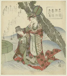 Smykkefontenen Tama no i (tittel på objekt) En serie Nô-sanger for Hanazono Poetry Society (serietittel) Hanazono yôkyoku bantsuzuki (serietittel på objekt)