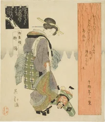 Willow Bath (Yanagiyu), fra serien "A Series of Willows (Yanagi bantsuzuki)"