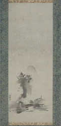 Haboku, sprutet blekklandskap