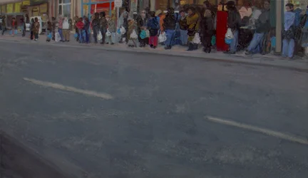 Slutten av dagen, 2010 (olje på lerret)