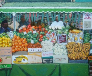 Dagligvarer (Deptford, London), 2011 (olje på plate)