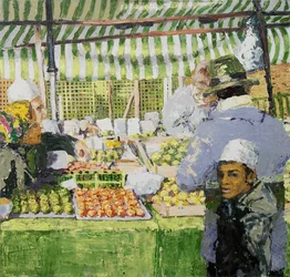 Markedsbod (Ridley Road, London), 2003 (olje på lerret)
