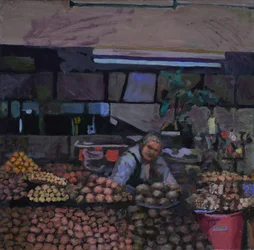 Potetbod (Quito, Ecuador), 2015 (olje på plate)