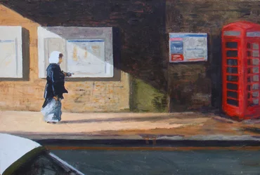 Under broen, 2007 (olje på brett)