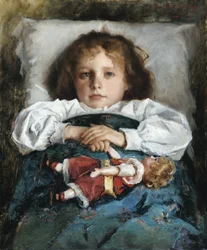 Barn med en dukke, 1912