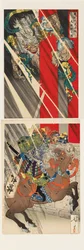 Watanabe no Tsuna kutter av demonens arm ved Rashōmon-porten