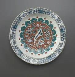 Dish, Iznik, osmansk dynasti (keramikk)