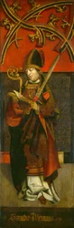 Sankt Alcuin, ca. 1500–1525 (olje på panel)