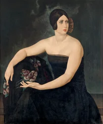 Portrett av en dame, 1924.