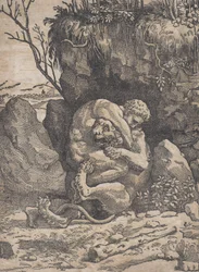 Hercules og Nemean Lion, ca. 1517-18.