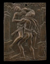Hercules og Antaeus, tidlig på 1500-tallet.