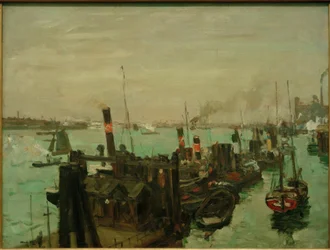 I havnen i Hamburg