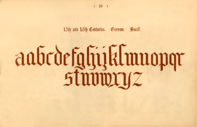 15. og 16. århundre. Tysk. Liten, 1862