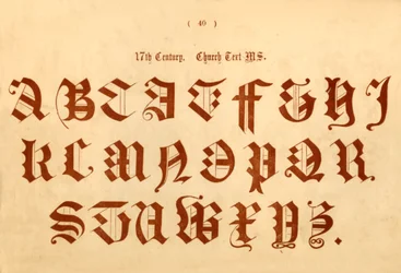 17. århundre. Kirketekst MS., 1862