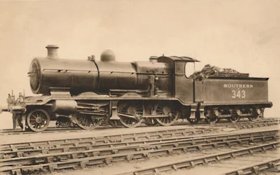 2.6.0. Blandet trafikkmotor nr. B343, tidlig på 1900-tallet.
