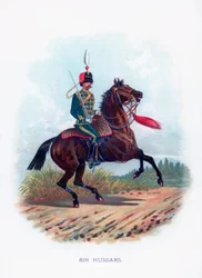 8. husarer, 1889