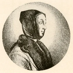 En nederlandsk dame i pelstipp og hette, midten av 1600-tallet, 1937.
