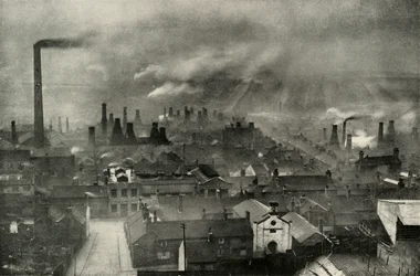 A Factoryscape in the Potteries, 1938