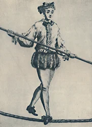 En berømt tight-rope Walker fra det syttende århundre, 1942