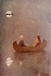 «En fiskeekspedisjon i Skyggeland», 1914.