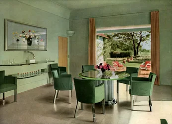 En fransk spisestue, 1938