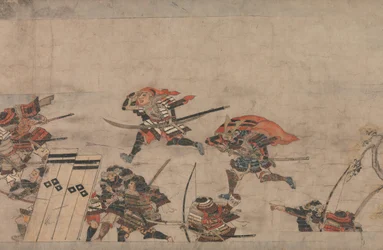 En lang historie for en høstnatt Aki no yo nagamonogatari, ca. 1400.