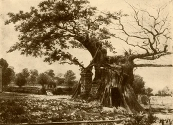 En veldig tidlig jernbanestasjon, 1930.