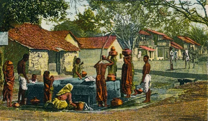 En landsby i Bombay presidentskap, 1906