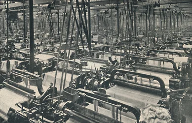 Et veveskur, c1917