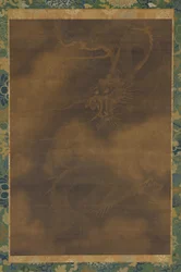 En drage og skyer, Ming-dynastiet, 1368-1644.