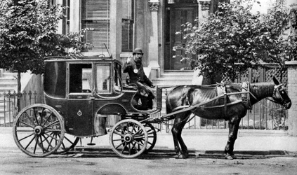 En hestevogn, London, 1926-1927