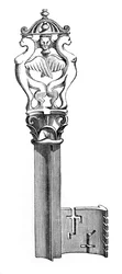 En nøkkel, 1200-tallet, 1870