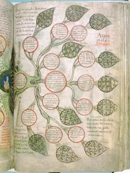 En side fra Liber Floridus, 1100-tallet