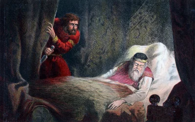 En scene fra Macbeth, c1600-tallet