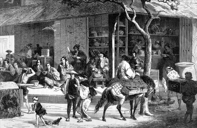 Et temarked i Japan, c1880