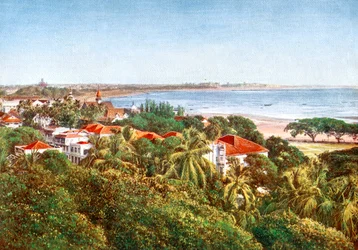 Utsikt fra Ridge, Bombay, India, tidlig på 1900-tallet