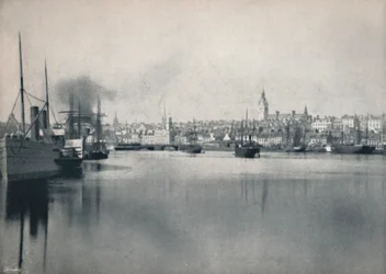 Aberdeen - Generelt utsikt fra elven, 1895