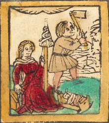Adam og Eva, ca. 1460.