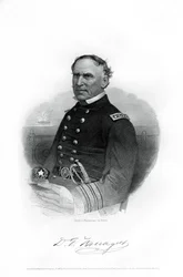 Admiral David Farragut , amerikansk marineoffiser i den amerikanske borgerkrigen, 1862-1867