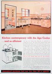 Annonse for Aga komfyrer, 1936