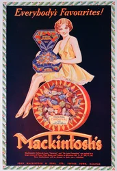 Annonse for Mackintoshs fløtekaramell, 1932