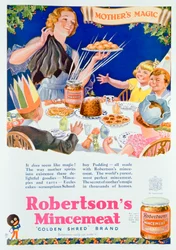Annonse for Robertsons Mincemeat, 1933