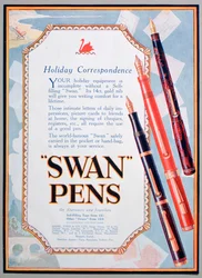 Annonse for svanepenner, 1906