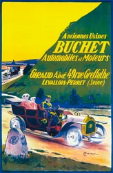 Annonse for Buchet-biler, c1910-tallet